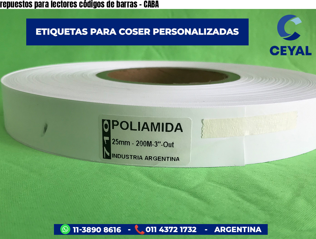 repuestos para lectores códigos de barras - CABA