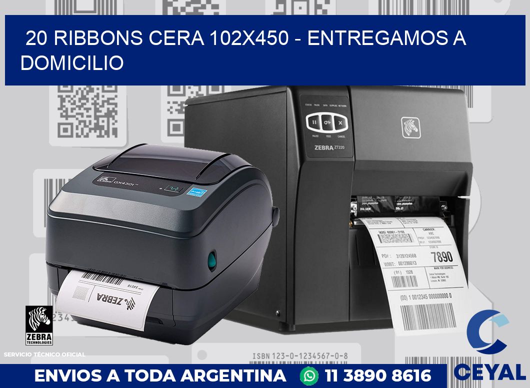 20 Ribbons cera 102x450 - entregamos a domicilio