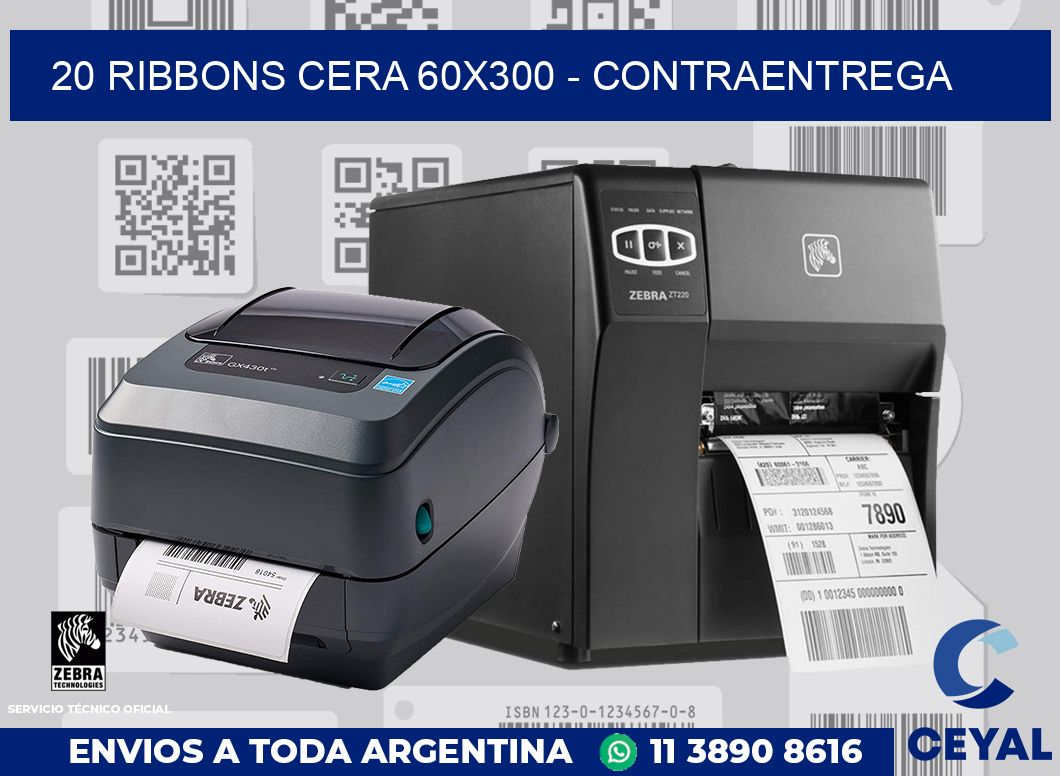 20 Ribbons cera 60x300 - contraentrega