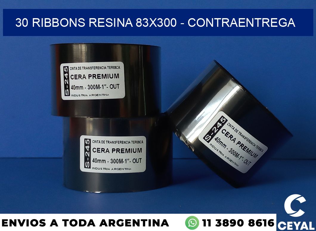 30 Ribbons resina 83×300 – contraentrega