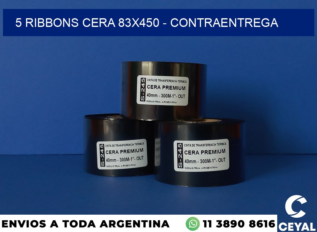 5 Ribbons cera 83×450 – contraentrega