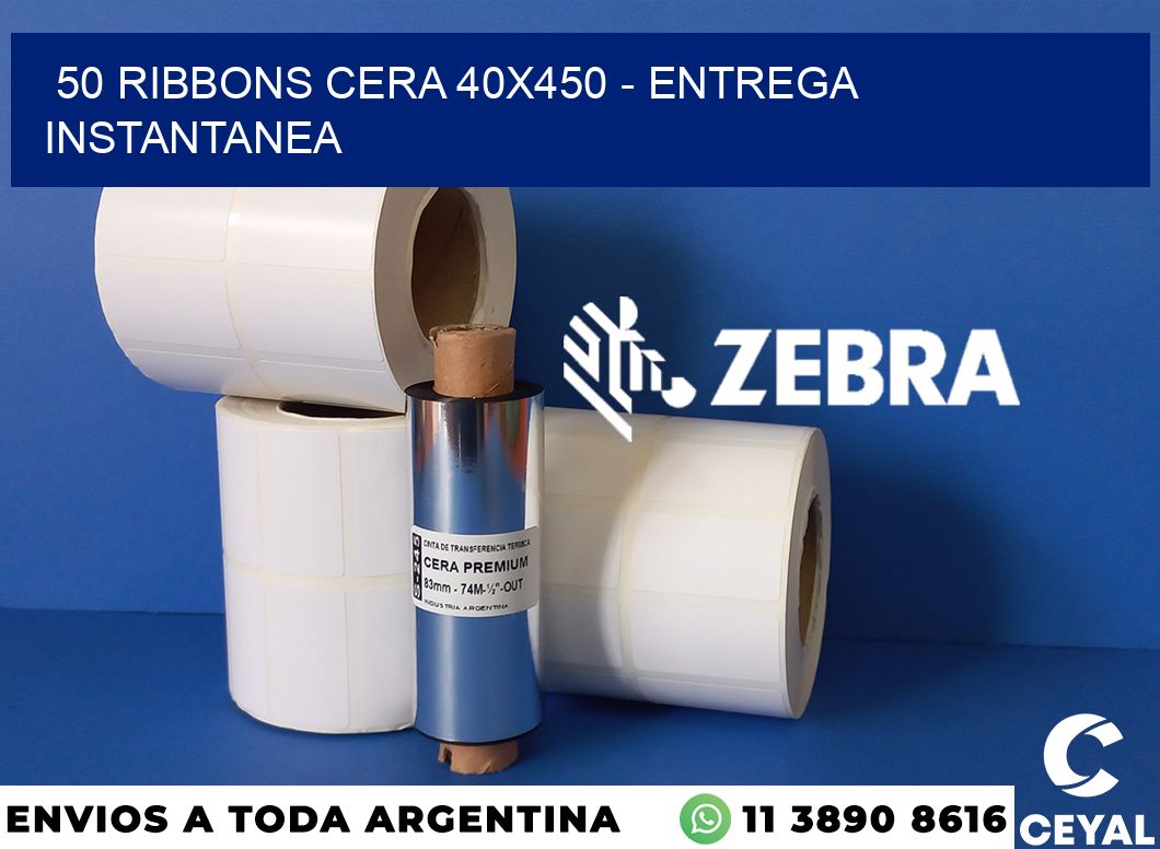 50 Ribbons cera 40x450 - entrega instantanea