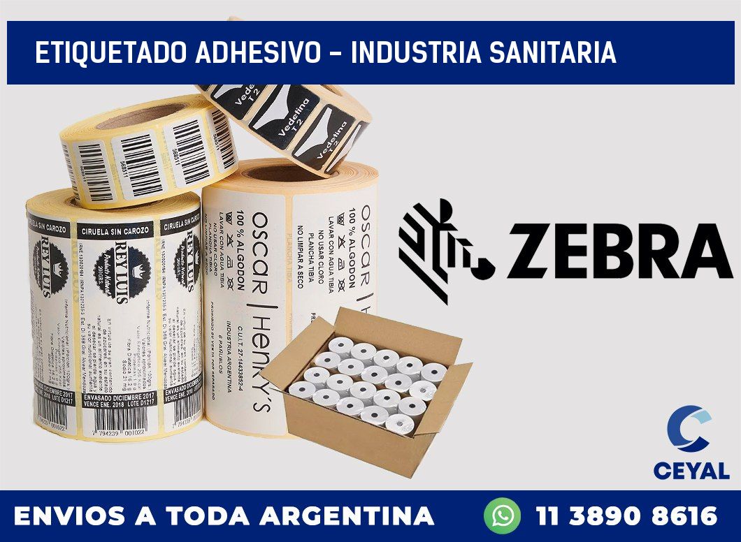 Etiquetado adhesivo – industria sanitaria