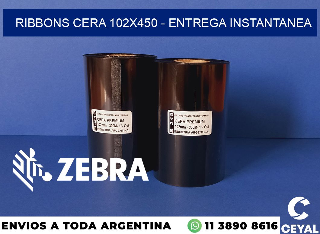 Ribbons cera 102x450 - entrega instantanea