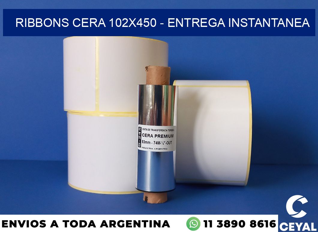 Ribbons cera 102×450 – entrega instantanea