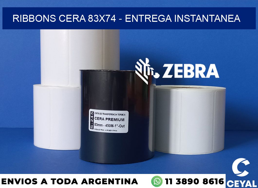 Ribbons cera 83x74 - entrega instantanea