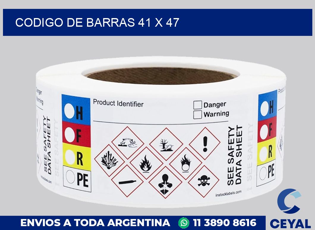 codigo de barras 41 x 47