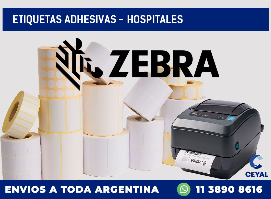 etiquetas adhesivas - Hospitales