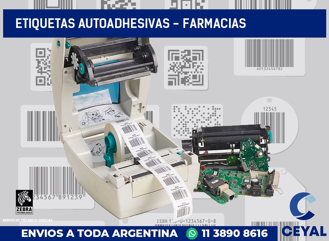 etiquetas autoadhesivas - Farmacias