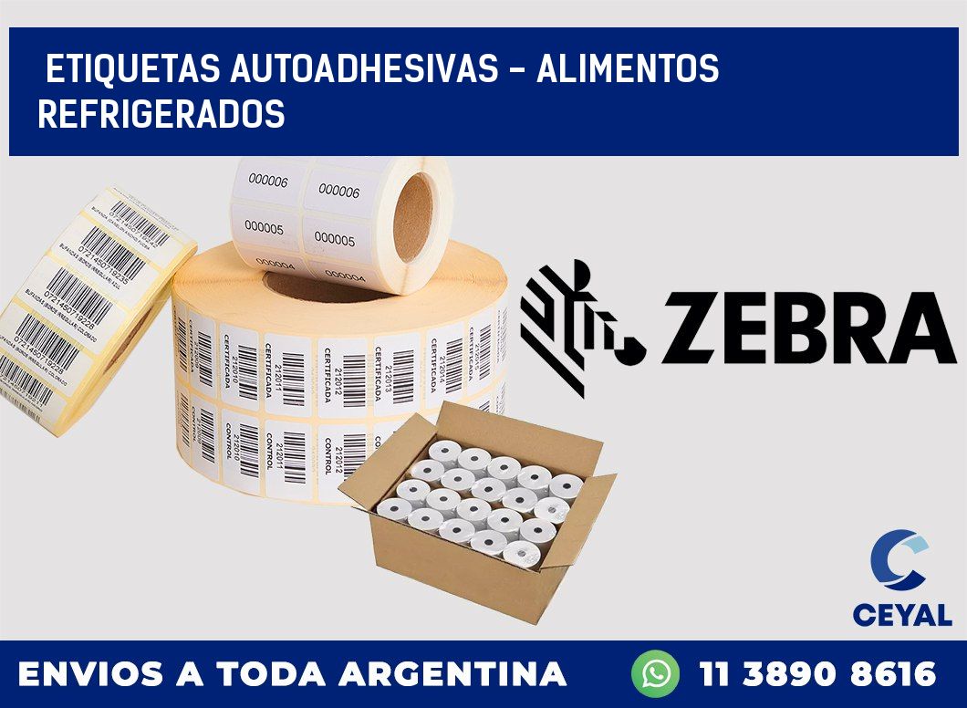 etiquetas autoadhesivas – alimentos refrigerados