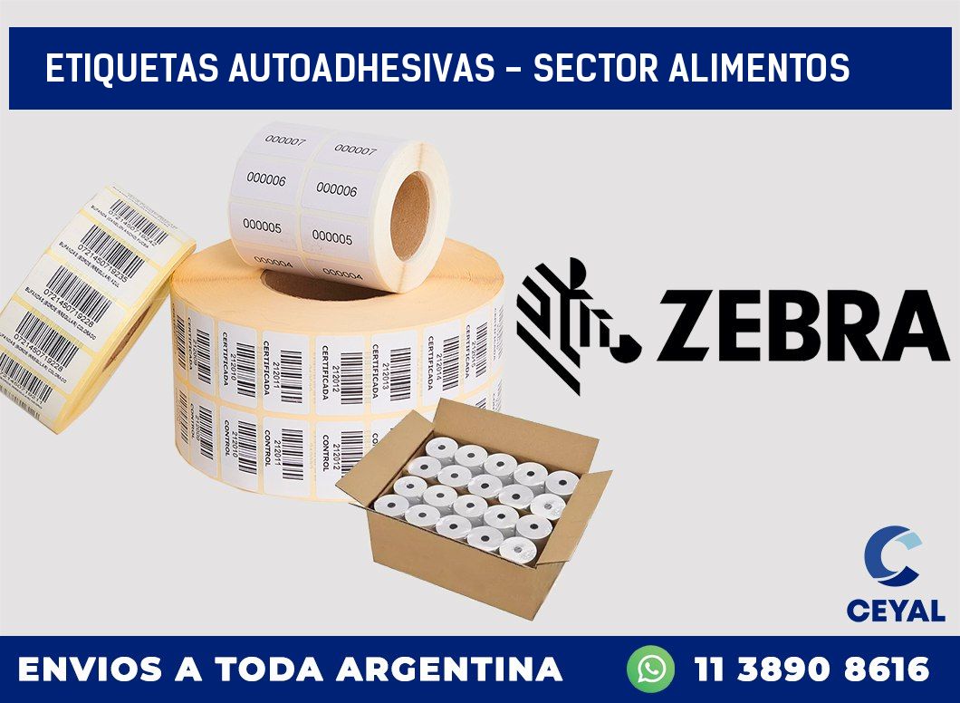 etiquetas autoadhesivas - sector alimentos