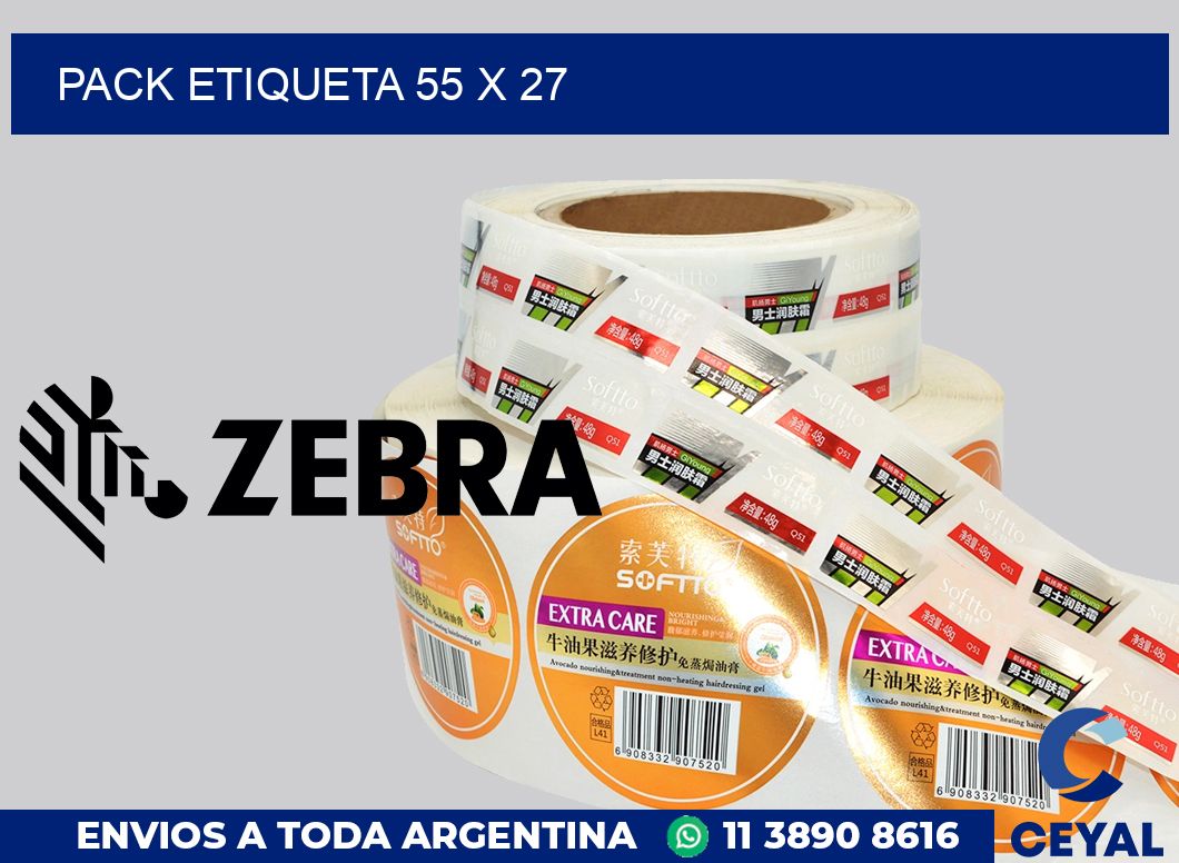 pack etiqueta 55 x 27