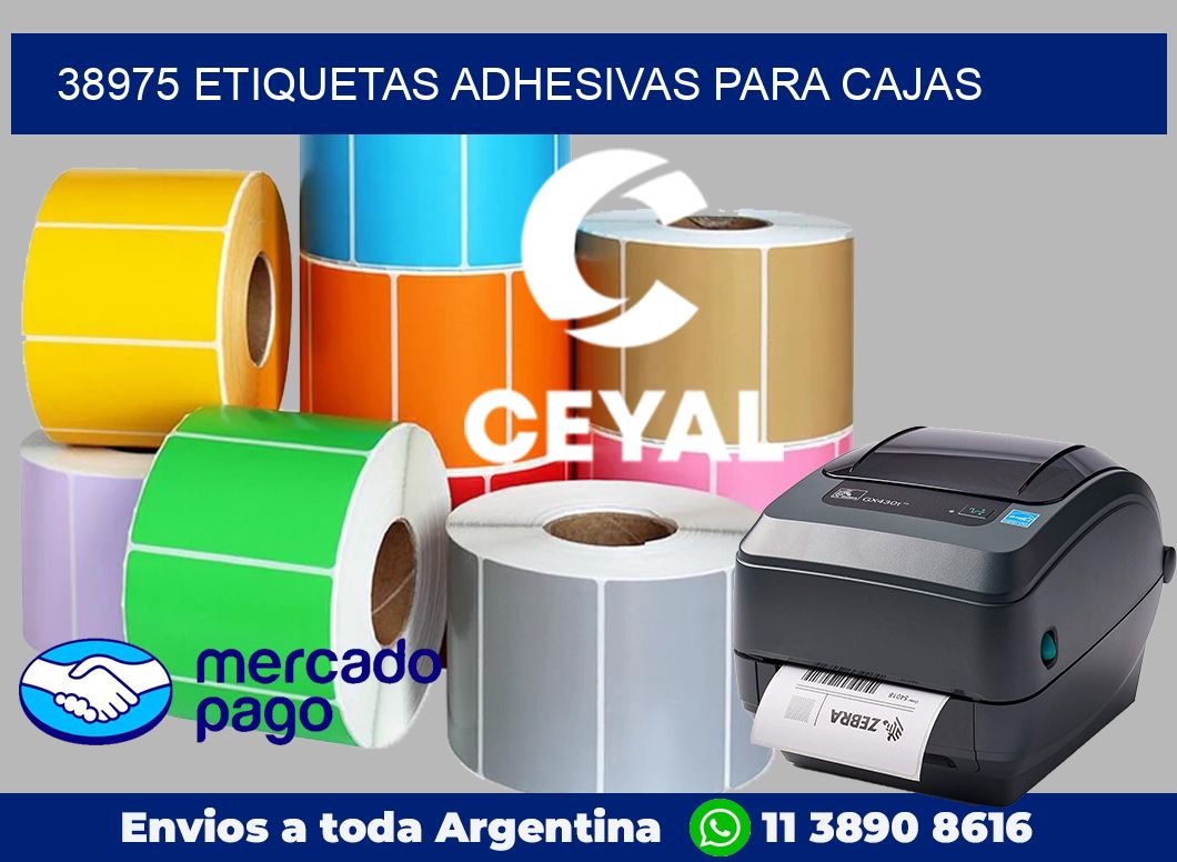 38975 Etiquetas adhesivas para cajas