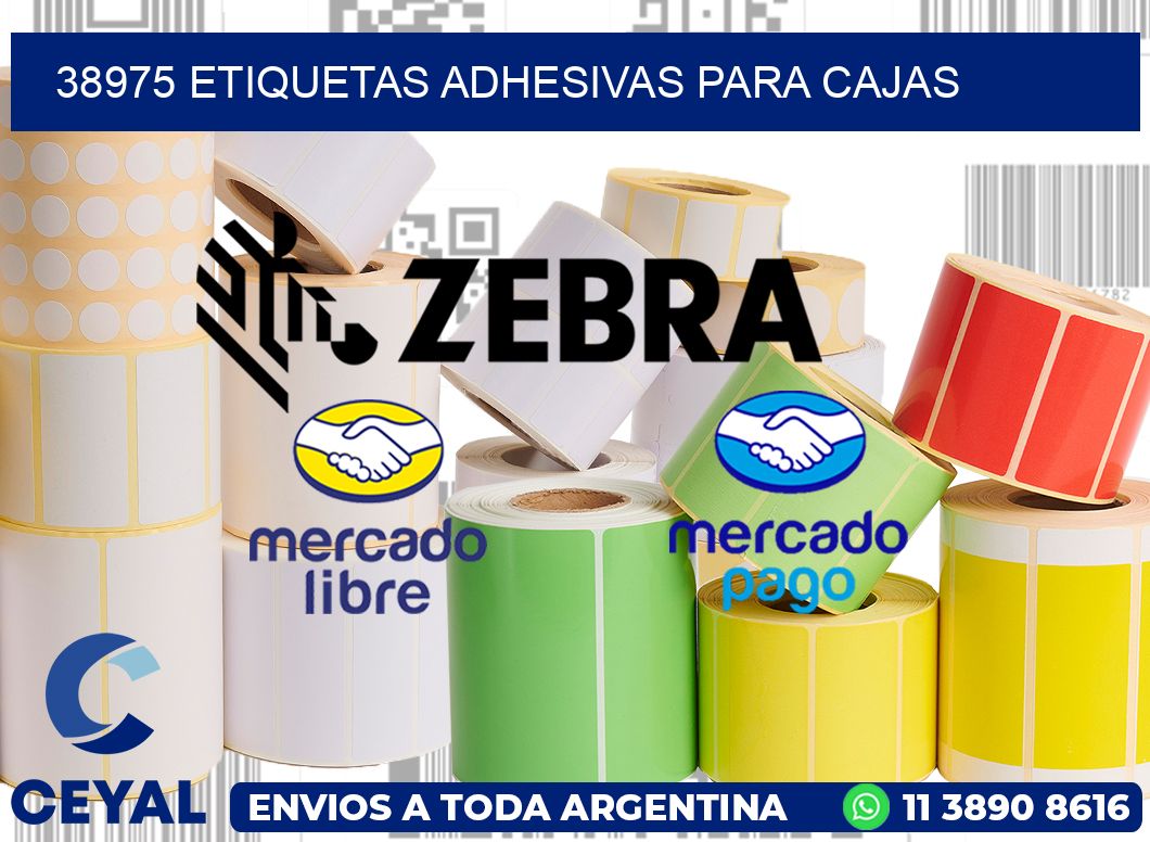 38975 Etiquetas adhesivas para cajas