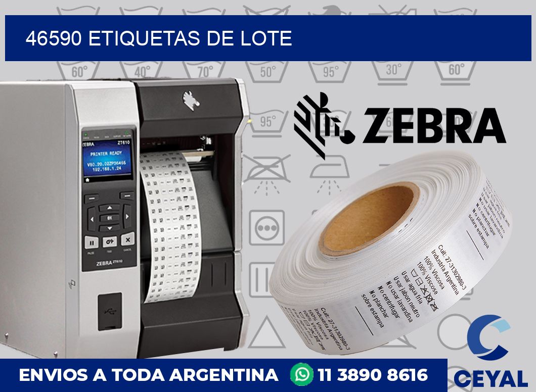 46590 Etiquetas de lote