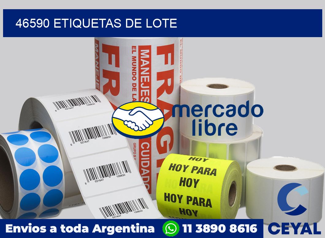 46590 Etiquetas de lote