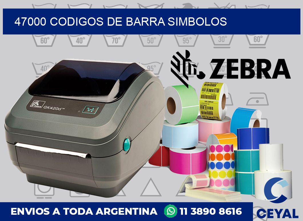 47000 Codigos de barra simbolos