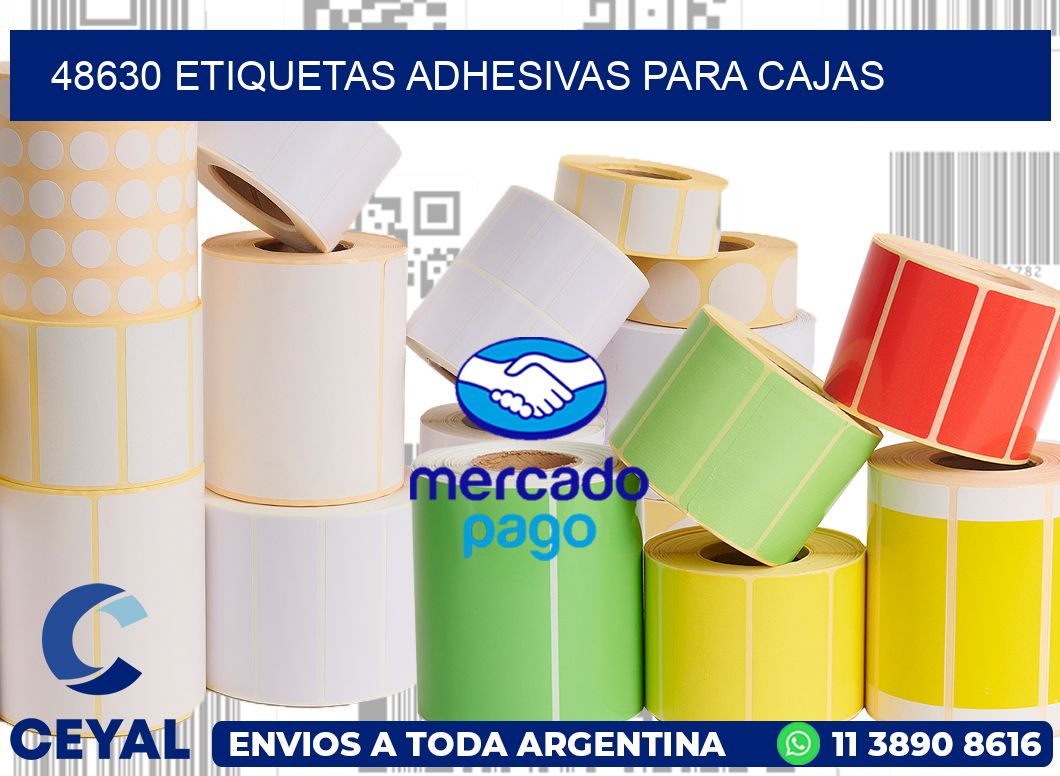 48630 Etiquetas adhesivas para cajas