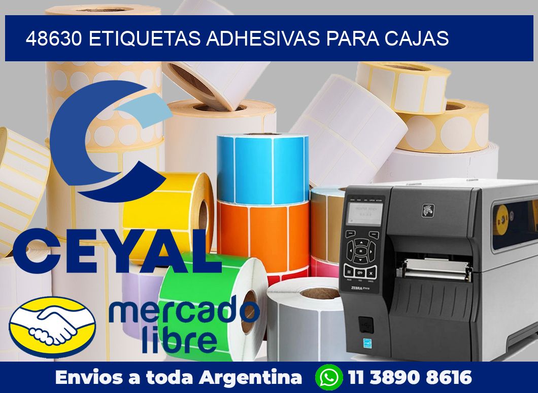 48630 Etiquetas adhesivas para cajas