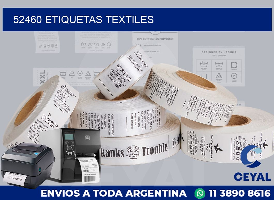 52460 etiquetas textiles