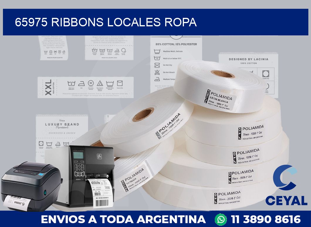 65975 ribbons locales ropa