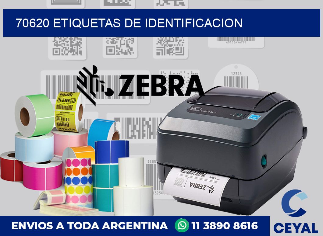 70620 Etiquetas de identificacion