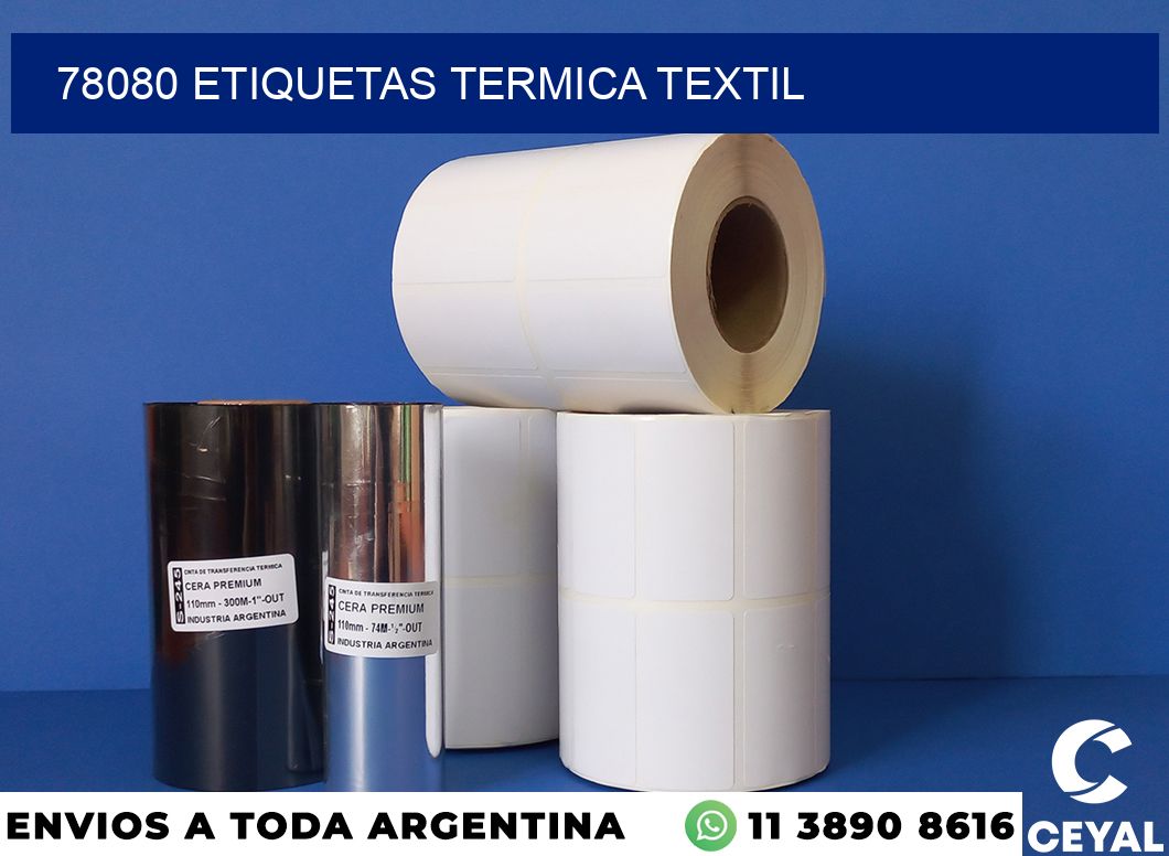 78080 etiquetas termica textil