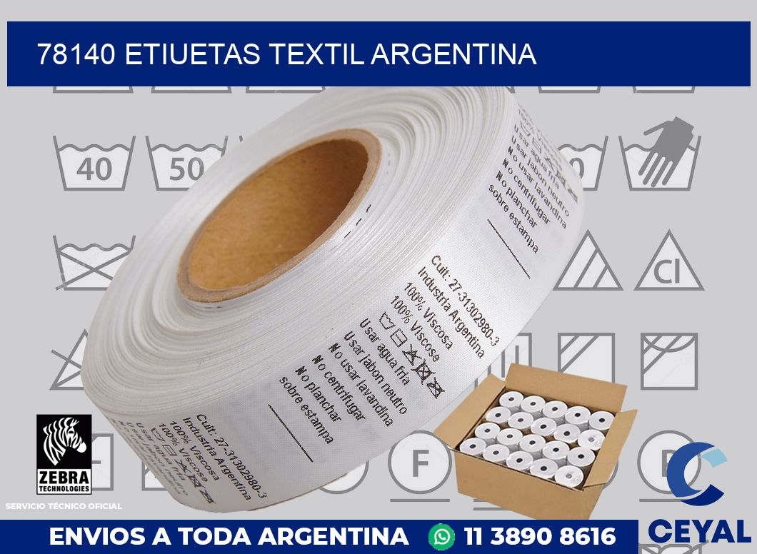 78140 etiuetas textil argentina