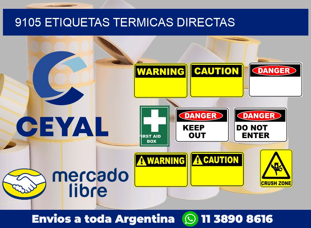 9105 Etiquetas termicas directas