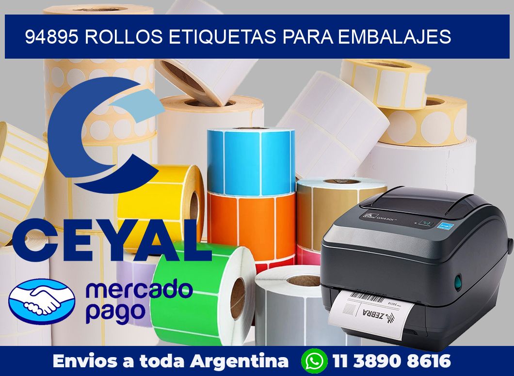 94895 Rollos etiquetas para embalajes