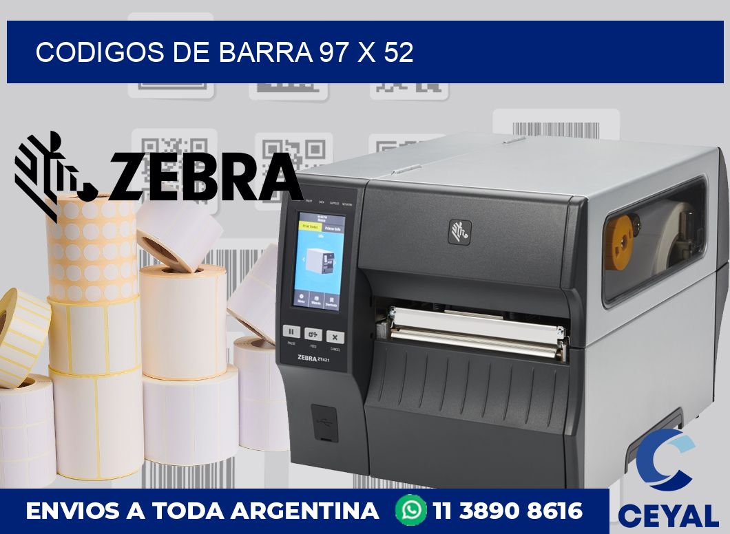 Codigos de barra 97 x 52