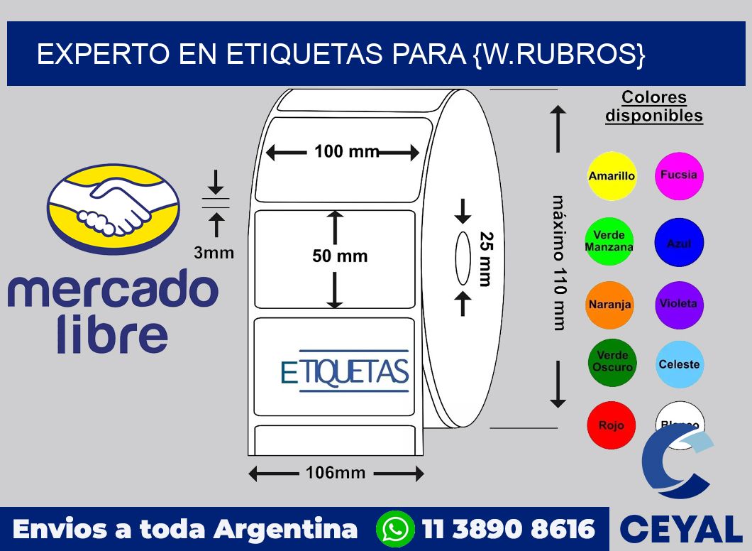 Experto en etiquetas para Expreso de mercaderias