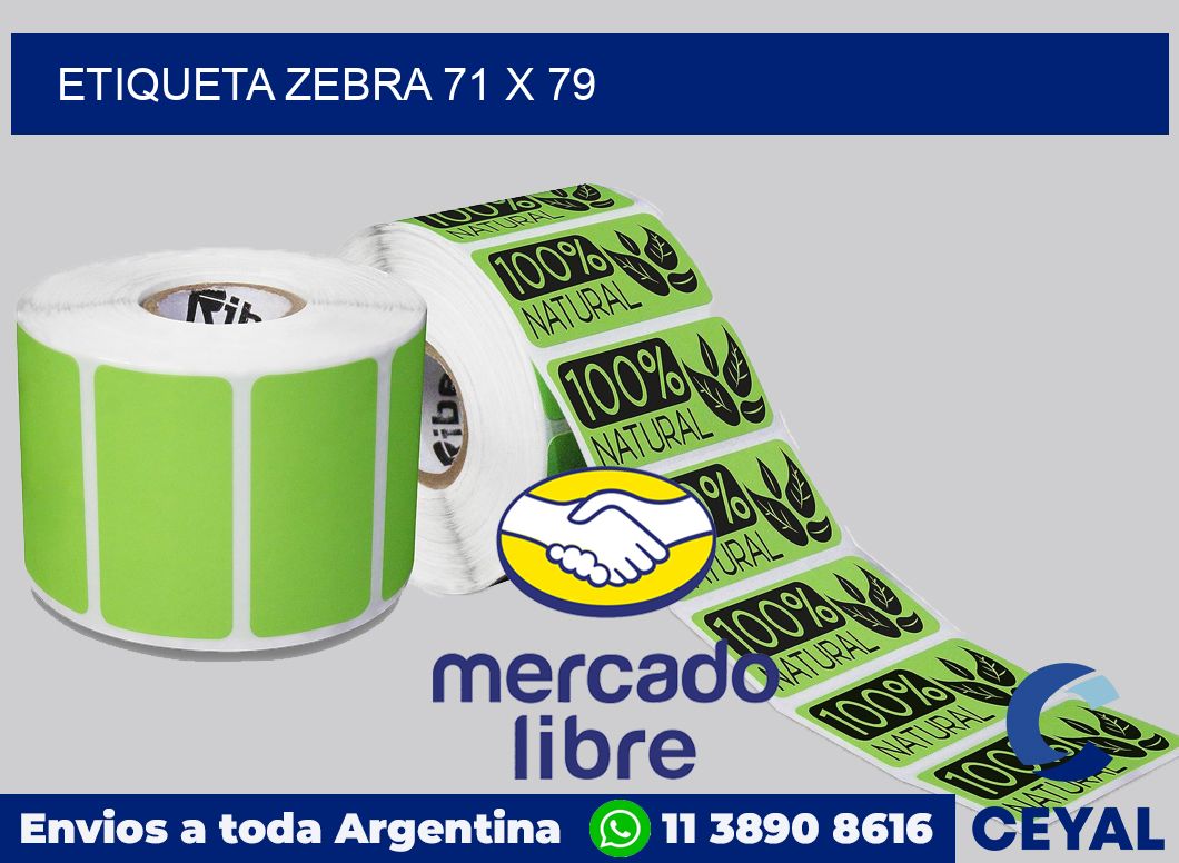 etiqueta zebra 71 x 79