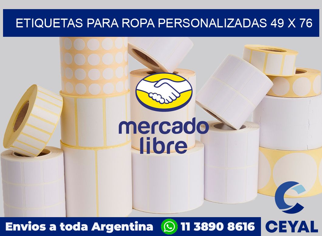 etiquetas para ropa personalizadas 49 x 76