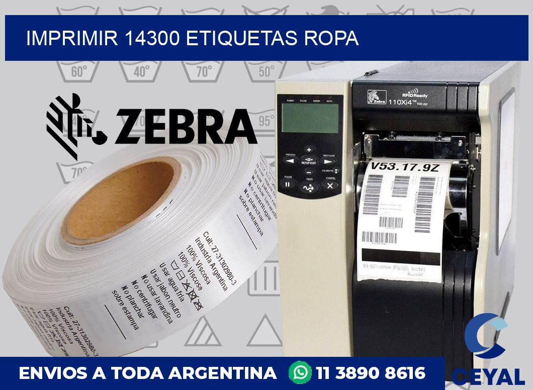 imprimir 14300 etiquetas ropa