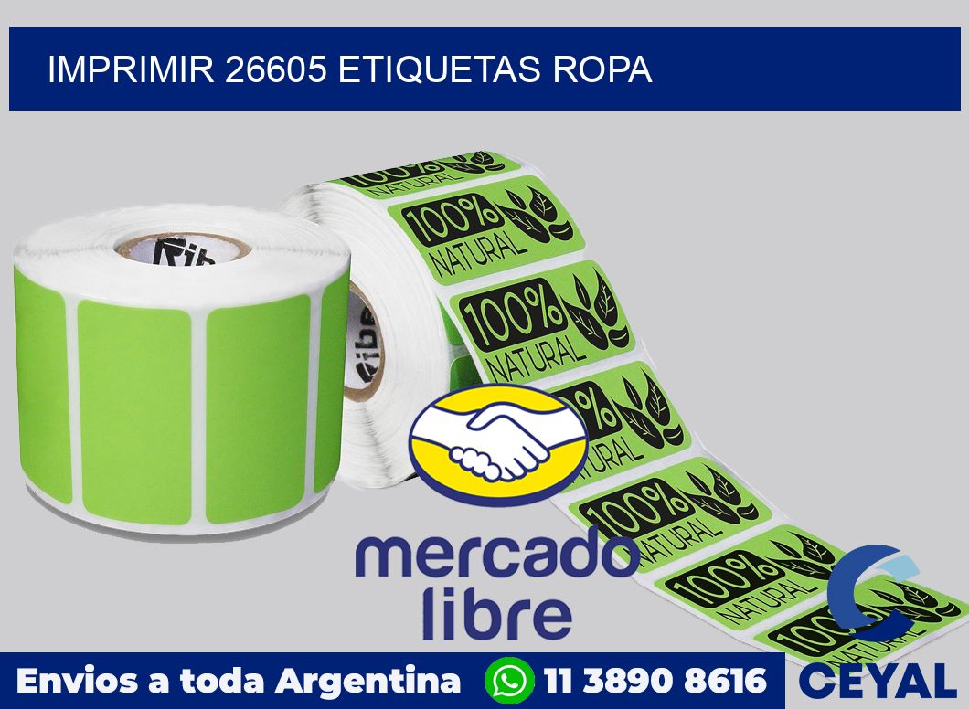 imprimir 26605 etiquetas ropa