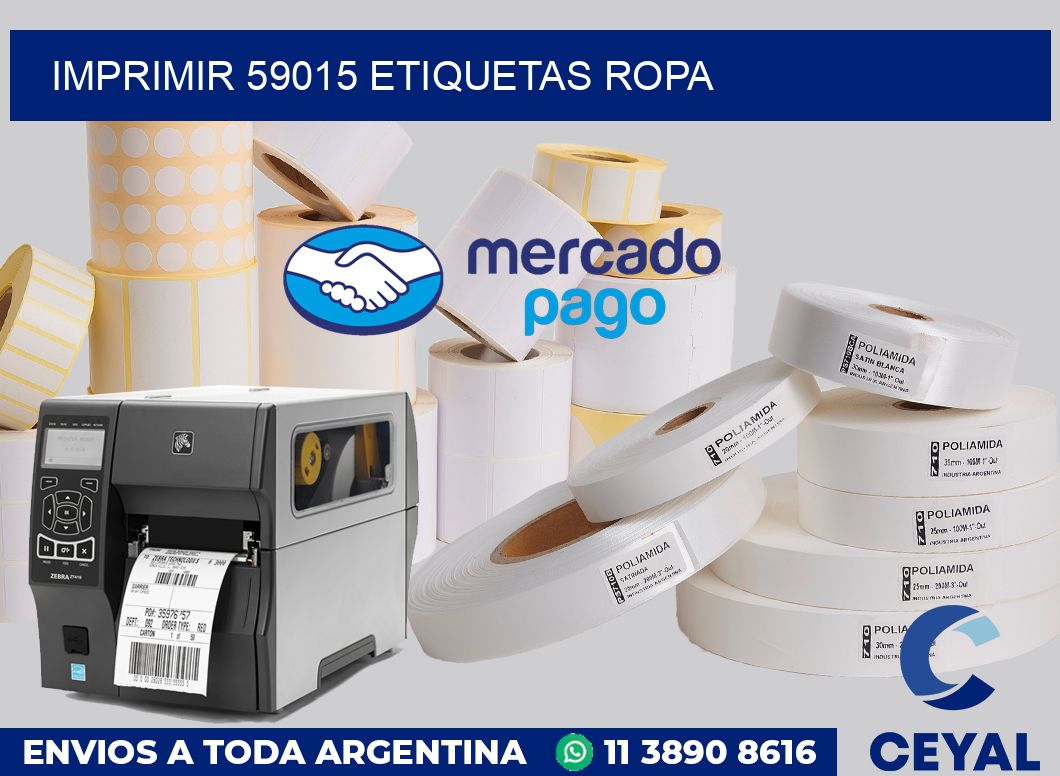 imprimir 59015 etiquetas ropa