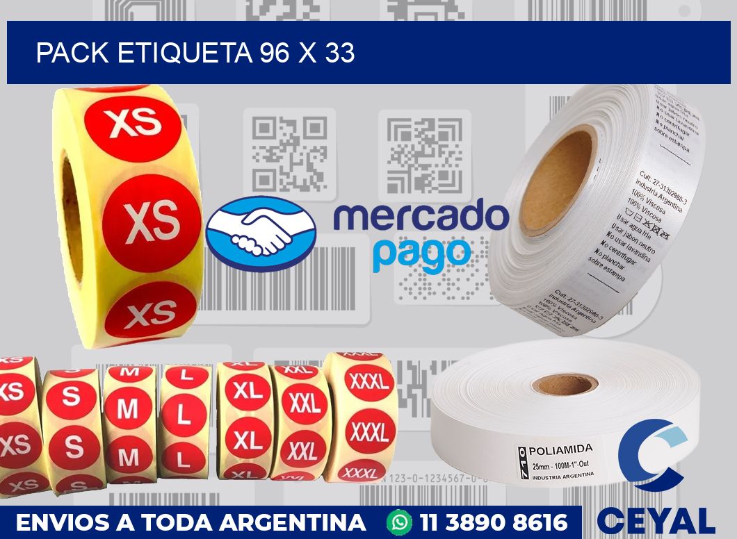 pack etiqueta 96 x 33