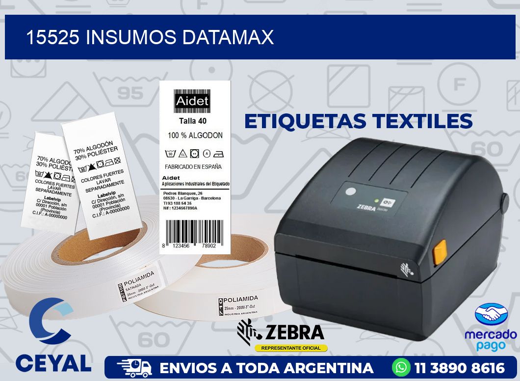 15525 INSUMOS DATAMAX