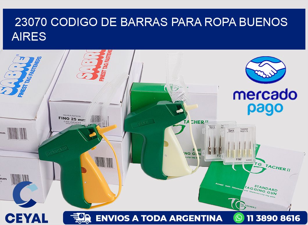 23070 CODIGO DE BARRAS PARA ROPA BUENOS AIRES