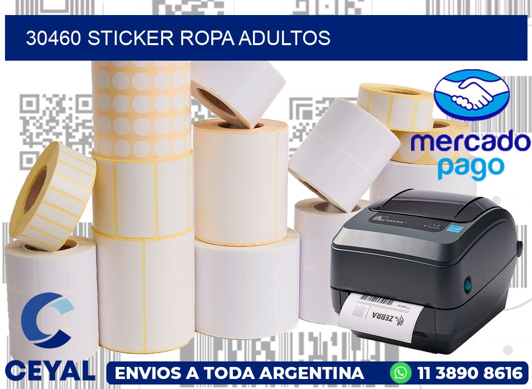 30460 STICKER ROPA ADULTOS