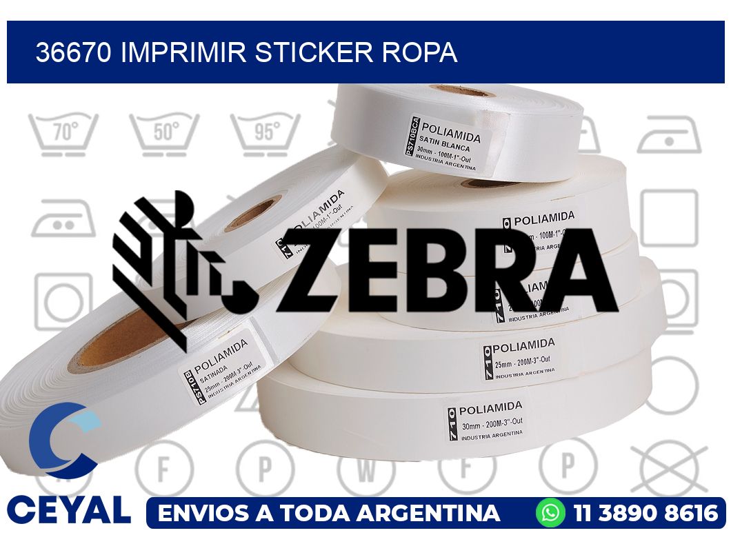 36670 IMPRIMIR STICKER ROPA