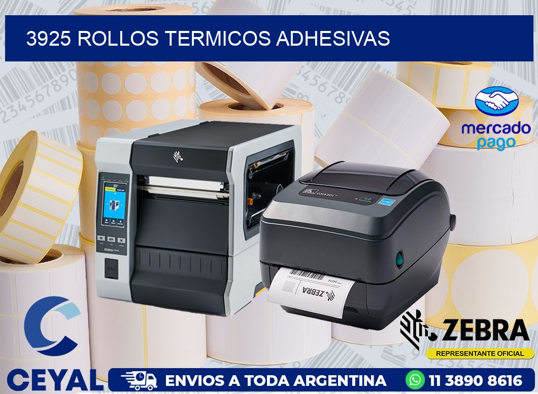 3925 ROLLOS TERMICOS ADHESIVAS