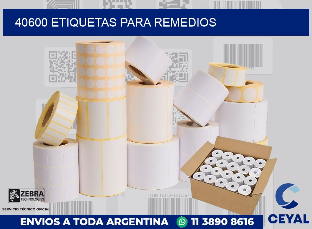 40600 ETIQUETAS PARA REMEDIOS