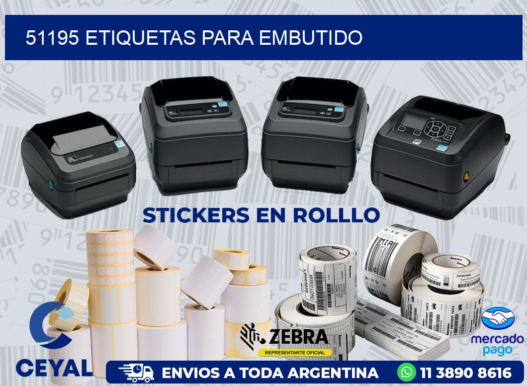51195 ETIQUETAS PARA EMBUTIDO