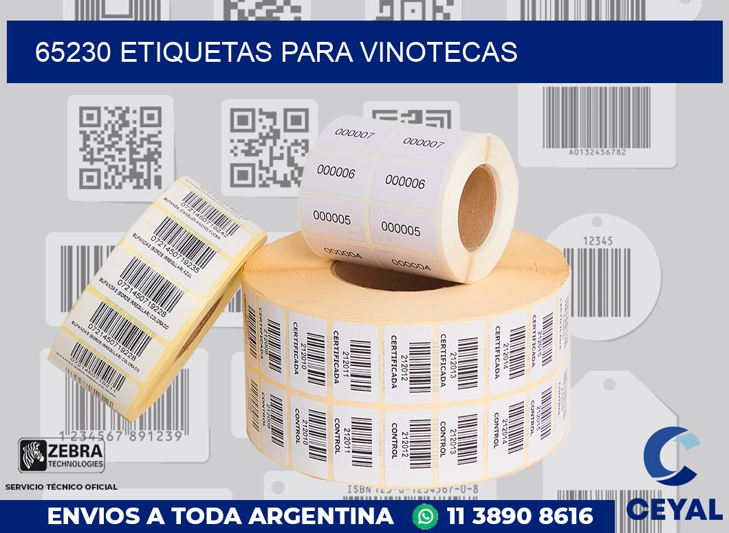 65230 ETIQUETAS PARA VINOTECAS