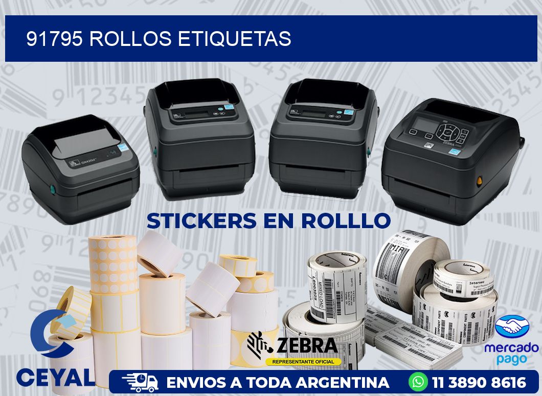 91795 ROLLOS ETIQUETAS