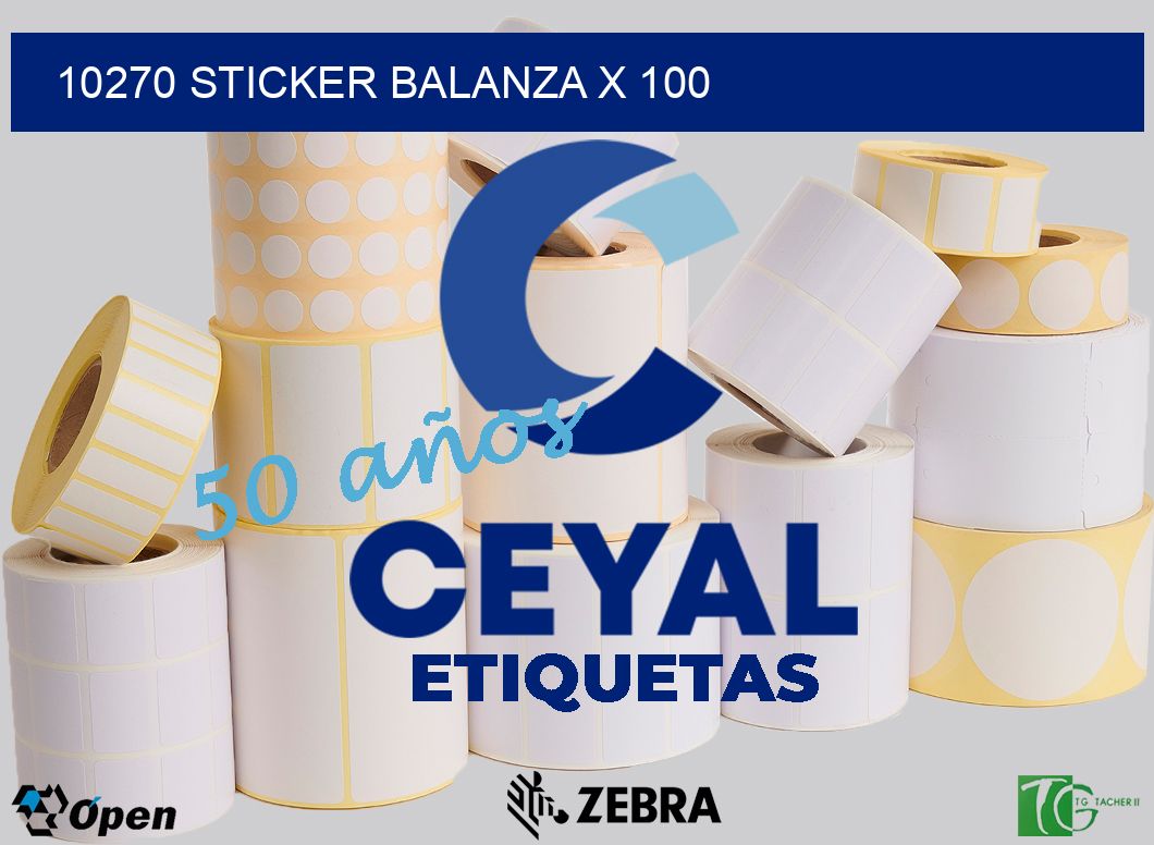 10270 sticker balanza x 100