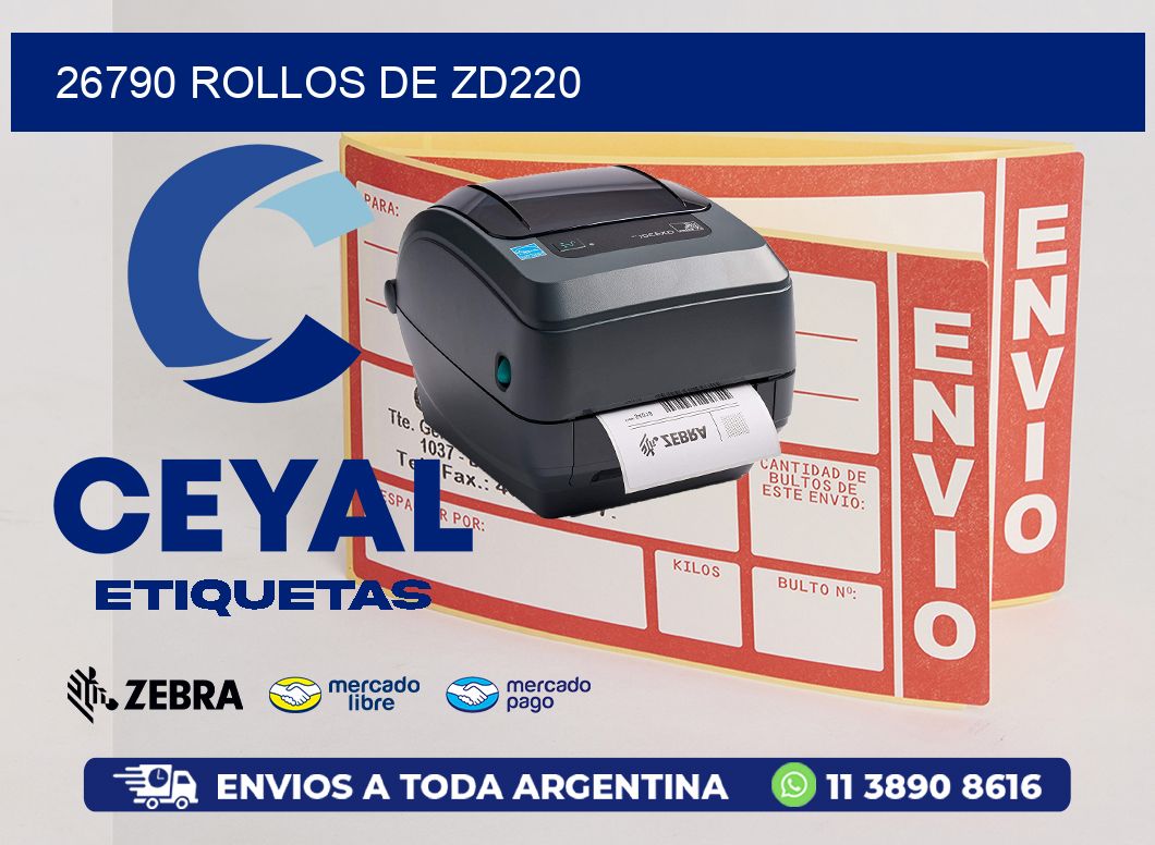 26790 ROLLOS DE ZD220