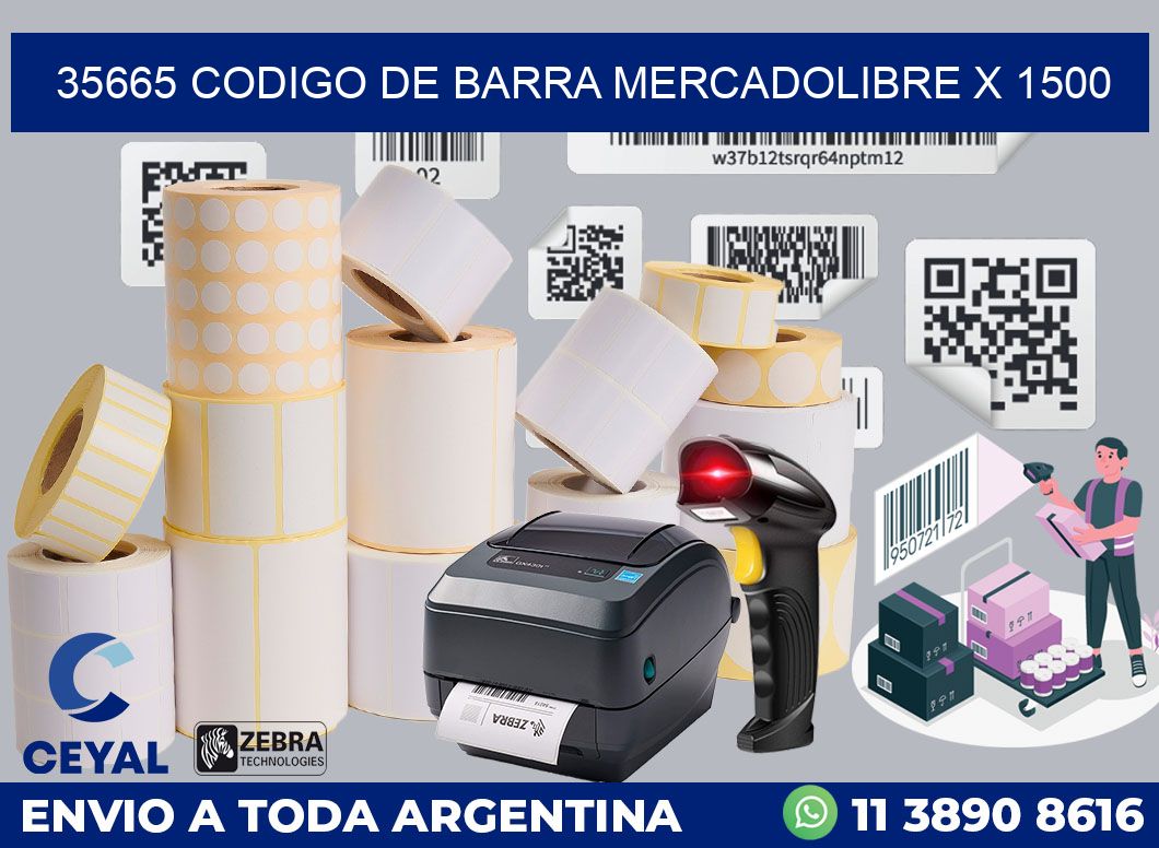 35665 codigo de barra mercadolibre x 1500